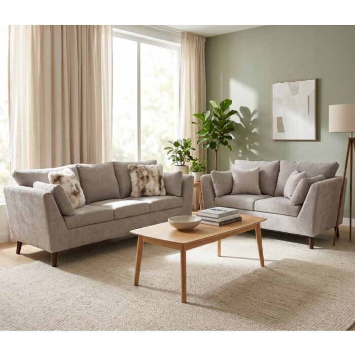 Sala Completa Isabella Minimalista 2 piezas (3-2) Color Beige 1000021523