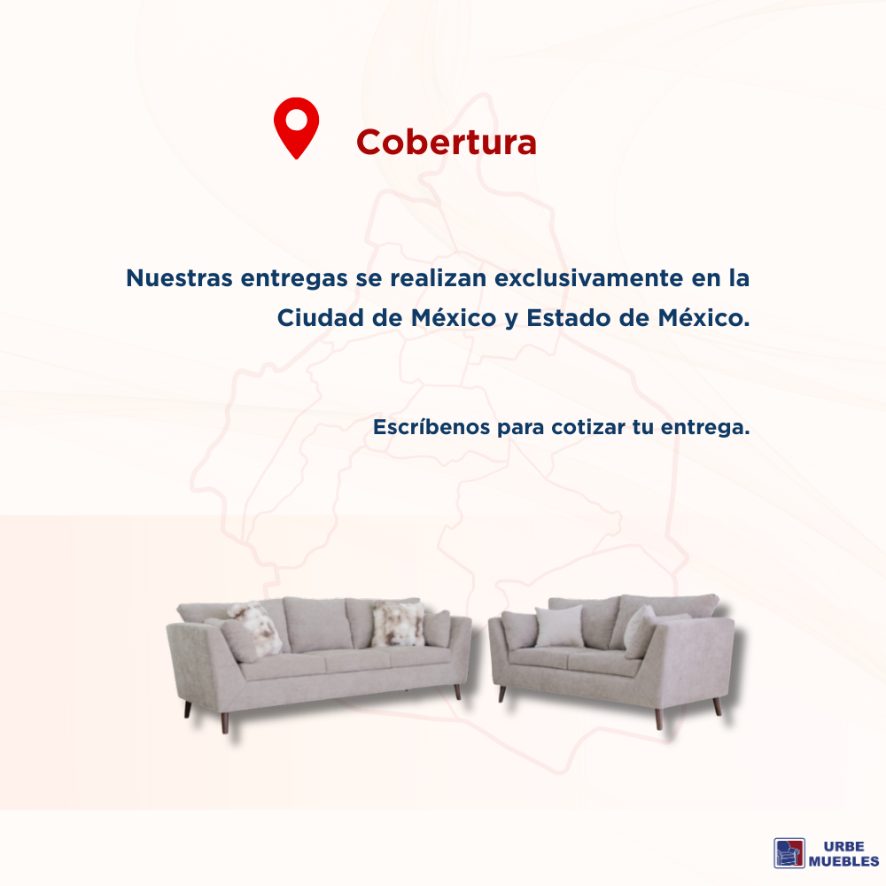 Sala Completa Isabella Minimalista 2 piezas (3-2) Color Beige 1000021523