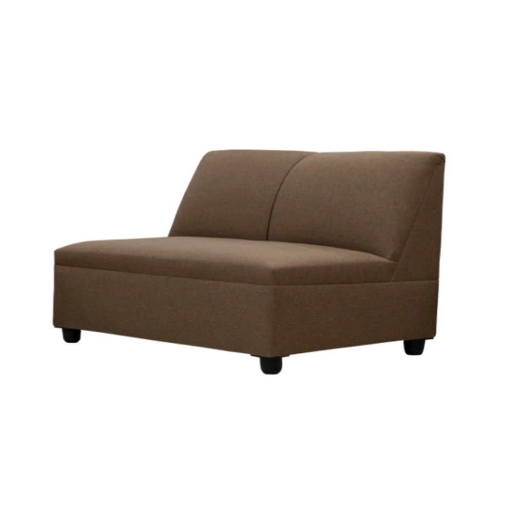 Sala Modular Katy 2 Love Seats Color Café 1000021554