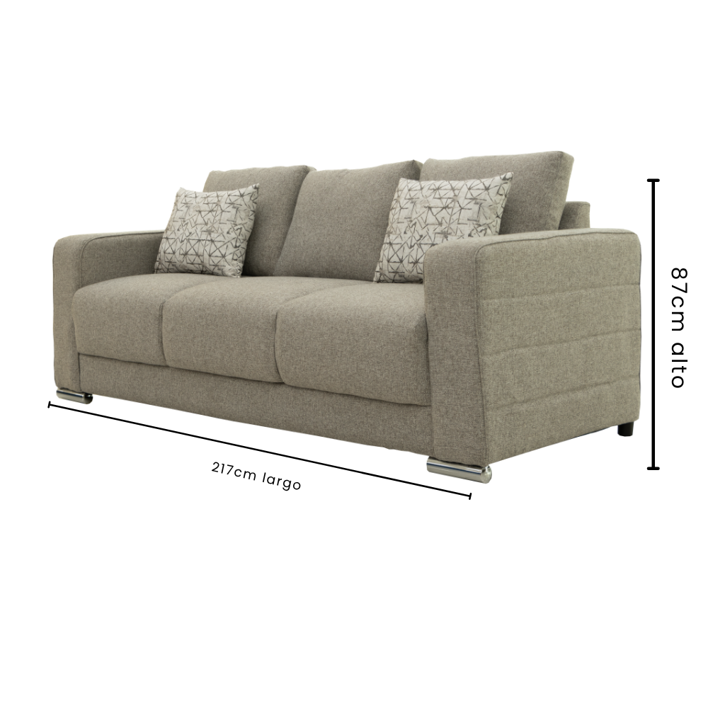 Sala Completa Julie (3-2-1) 3 piezas Color Beige 1000021617