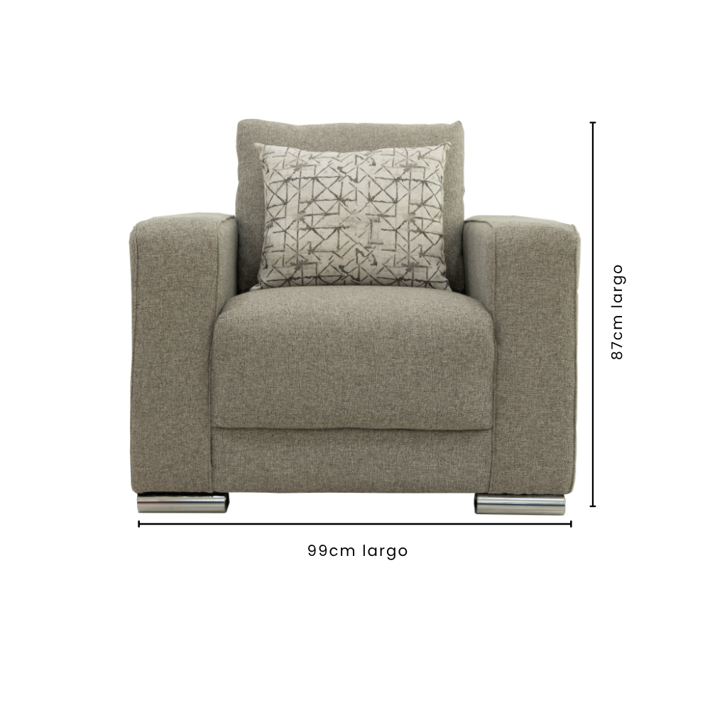 Sala Completa Julie (3-2-1) 3 piezas Color Beige 1000021617