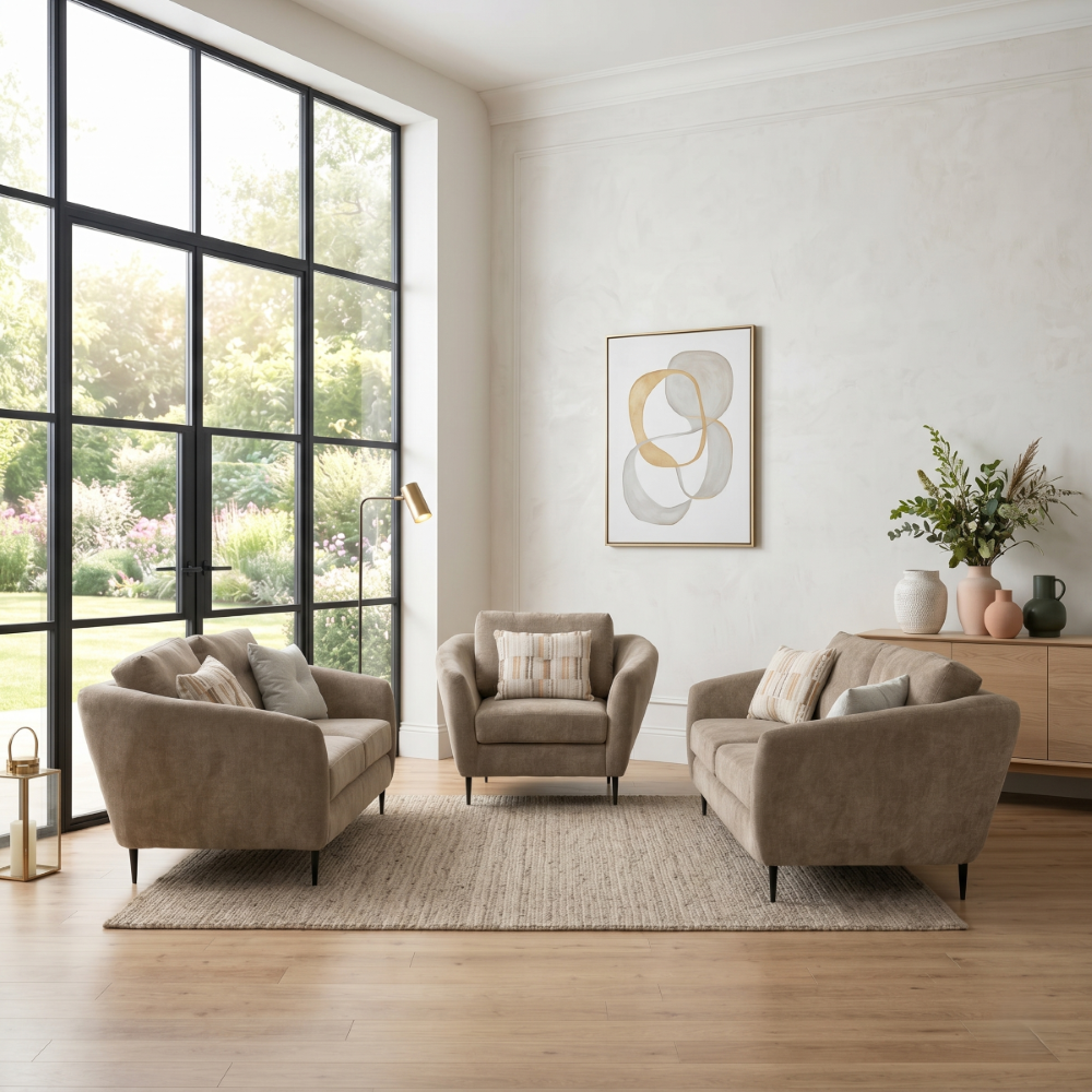 Sala Completa Kuri (3-2-1) 3 Piezas Sofa Love Seat y Sillon 1000021634