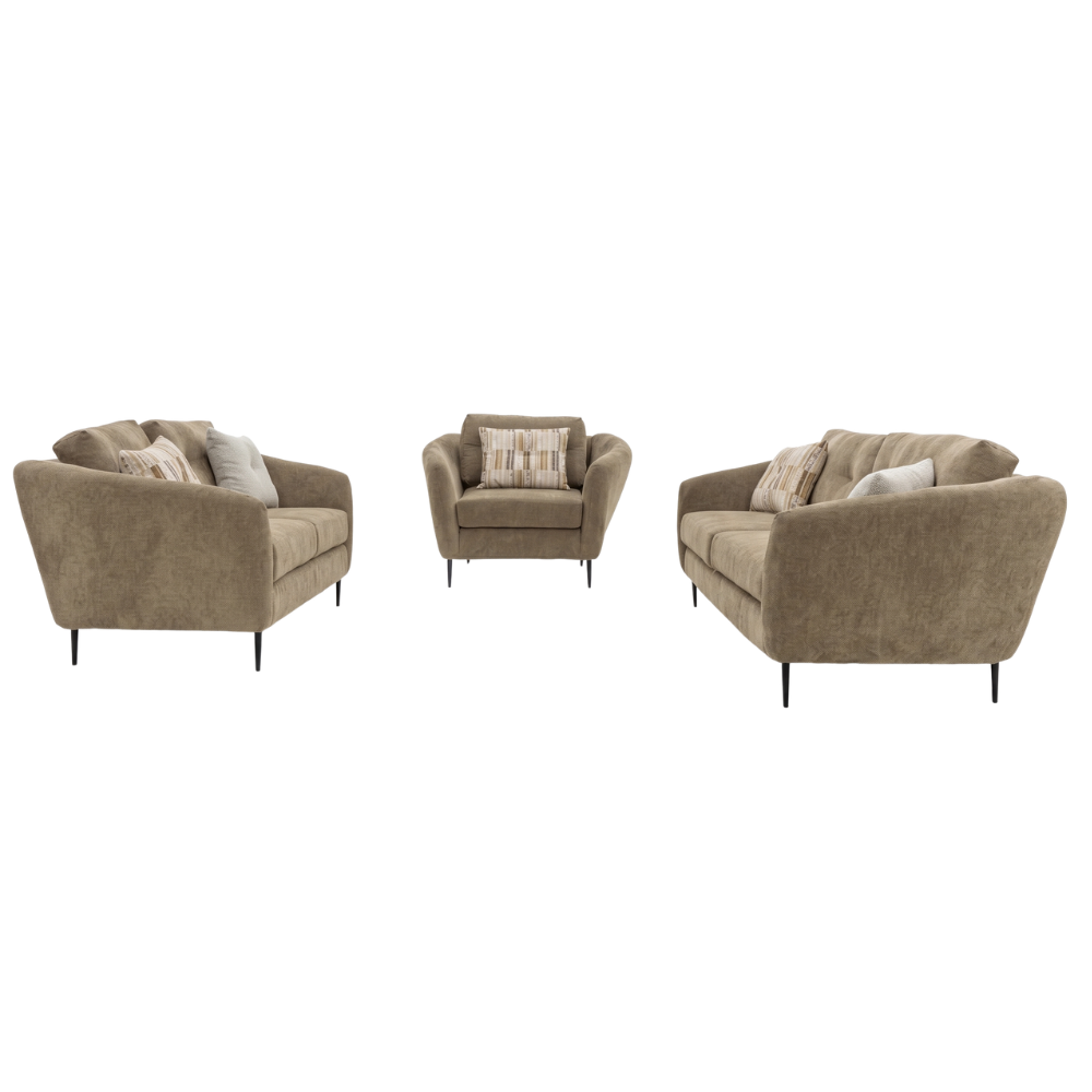 Sala Completa Kuri (3-2-1) 3 Piezas Sofa Love Seat y Sillon 1000021634