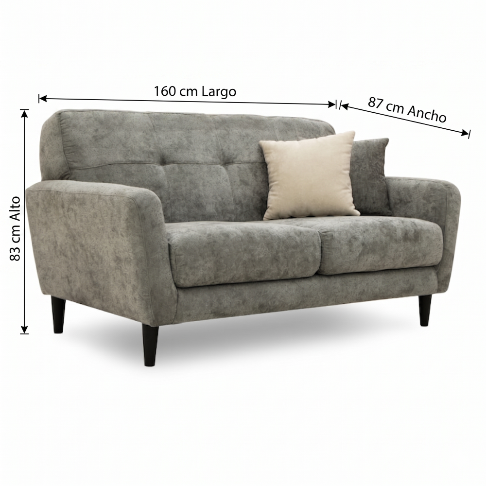 Sala Completa ena (3-2-1)  3 Piezas Sofa Love Seat y Sillon 1000021665