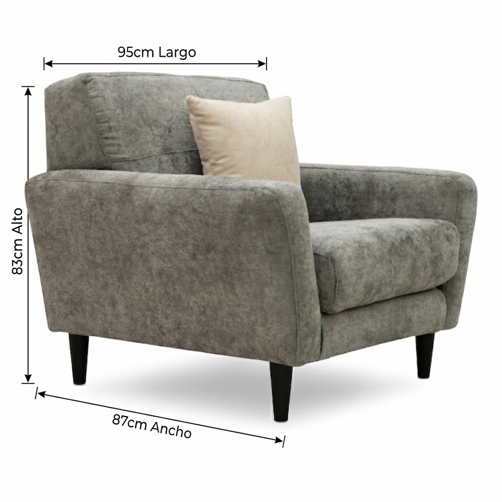 Sala Completa ena (3-2-1)  3 Piezas Sofa Love Seat y Sillon 1000021665