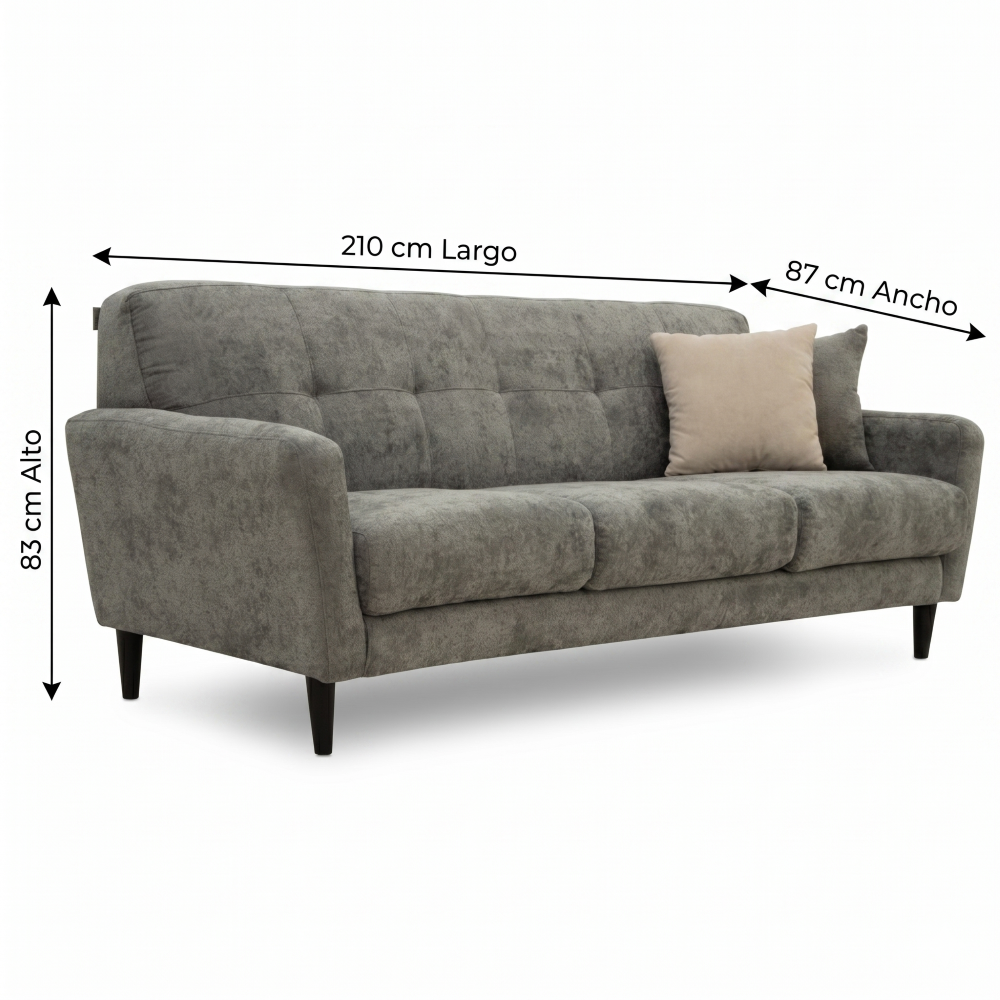 Sala Completa ena (3-2-1)  3 Piezas Sofa Love Seat y Sillon 1000021665