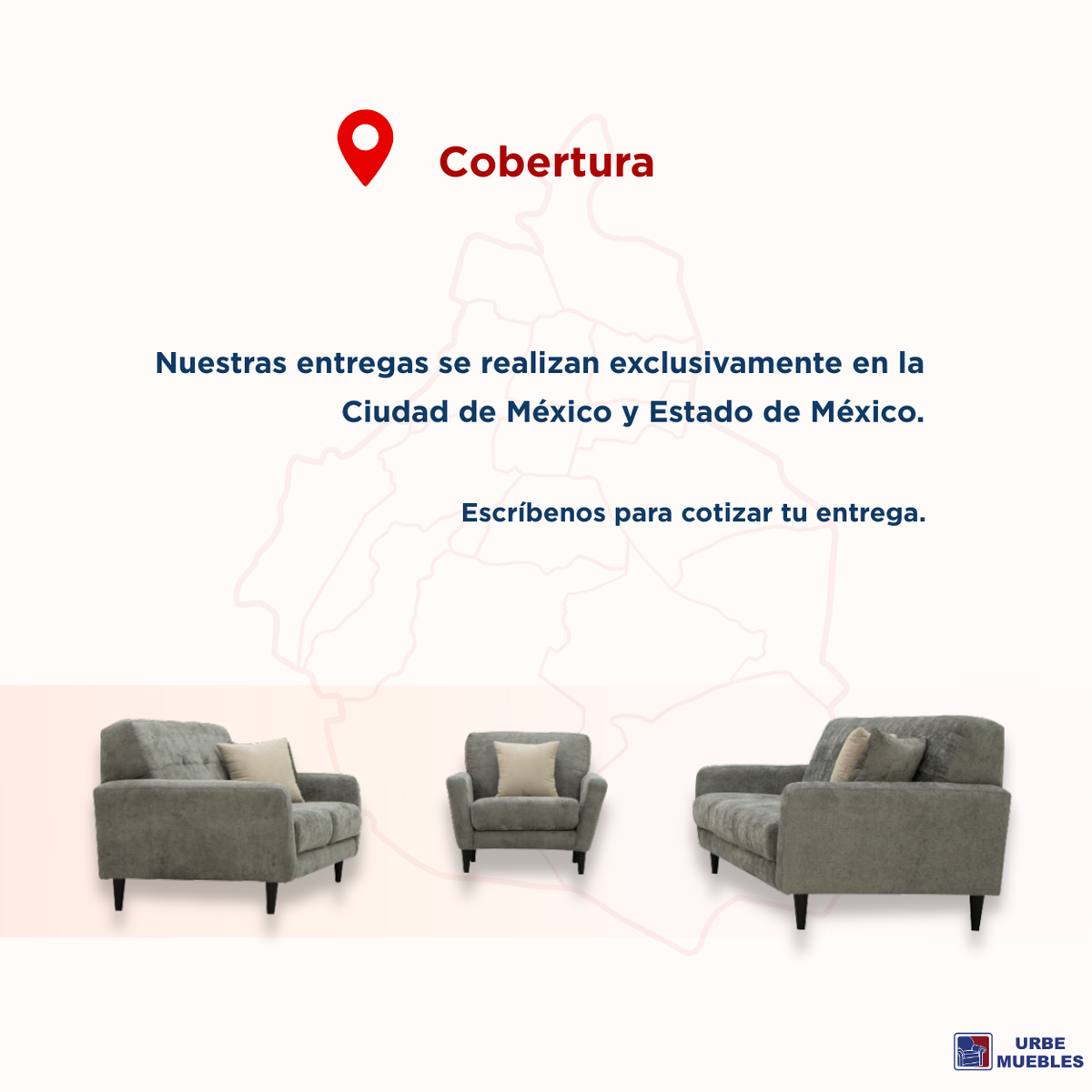 Sala Completa ena (3-2-1)  3 Piezas Sofa Love Seat y Sillon