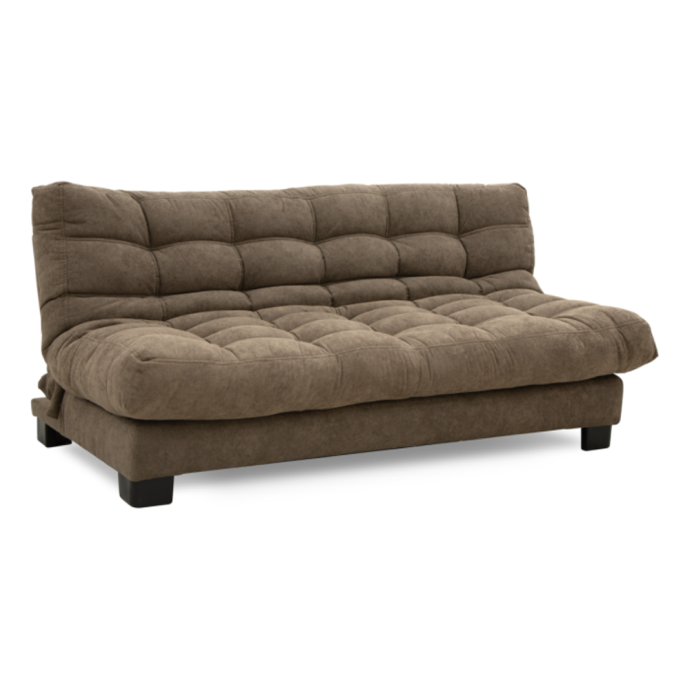 Sofa Cama Reclinable Bristol Capitonado 3 Plazas Chocolate 1000021667