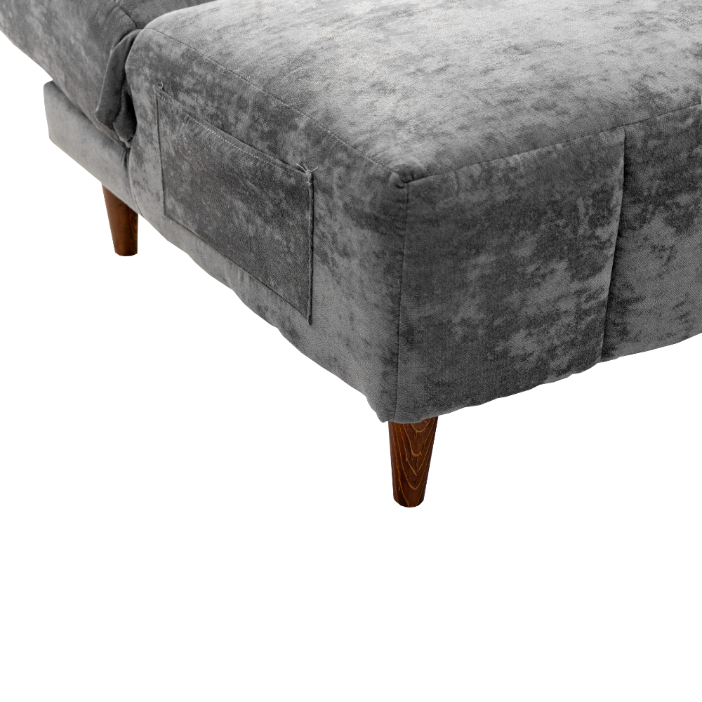 Sofa Cama Reclinable 3 Posiciones Kamakura Color Gris 1000021815
