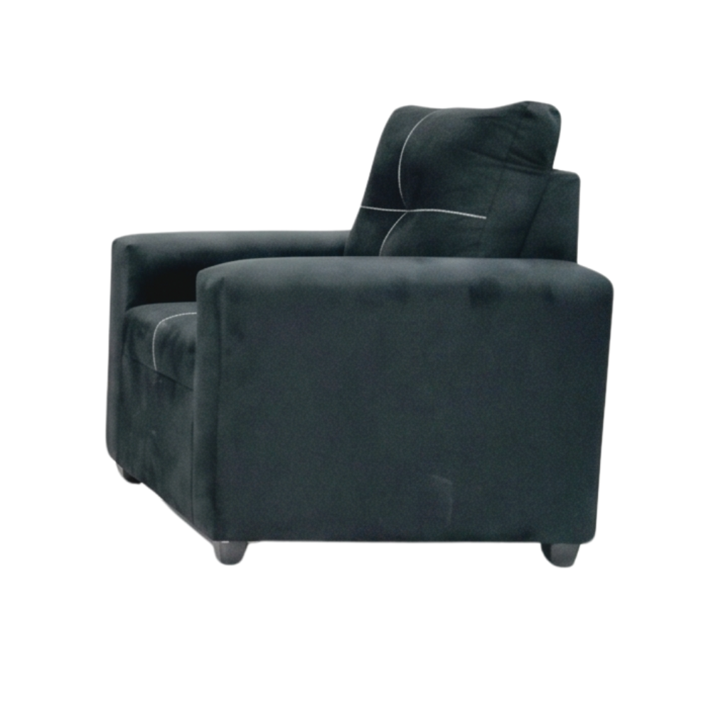 Sala Completa Jatziry 3-2-1 Moderna Color Negro 1000021847