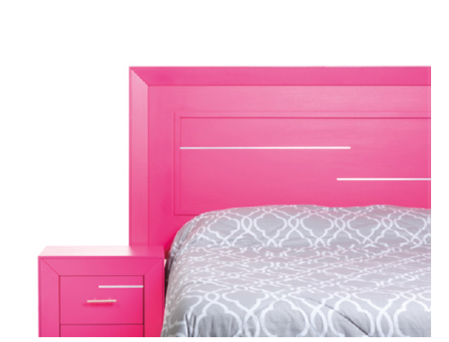Recámara Completa King Size Soy Una Estrella 4 piezas Color Rosa 1000023069