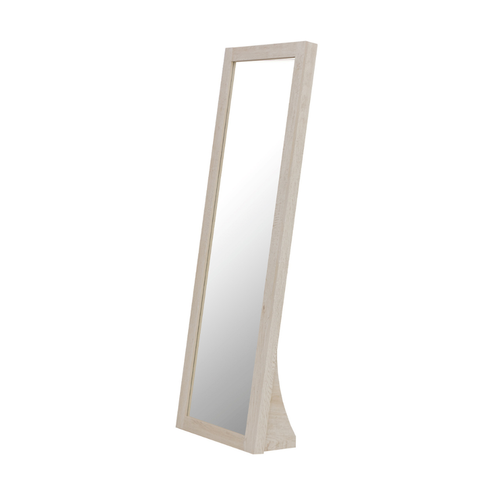 Recámara King Size Finlandia 4 Piezas con Cajonera y Espejo Color Beige