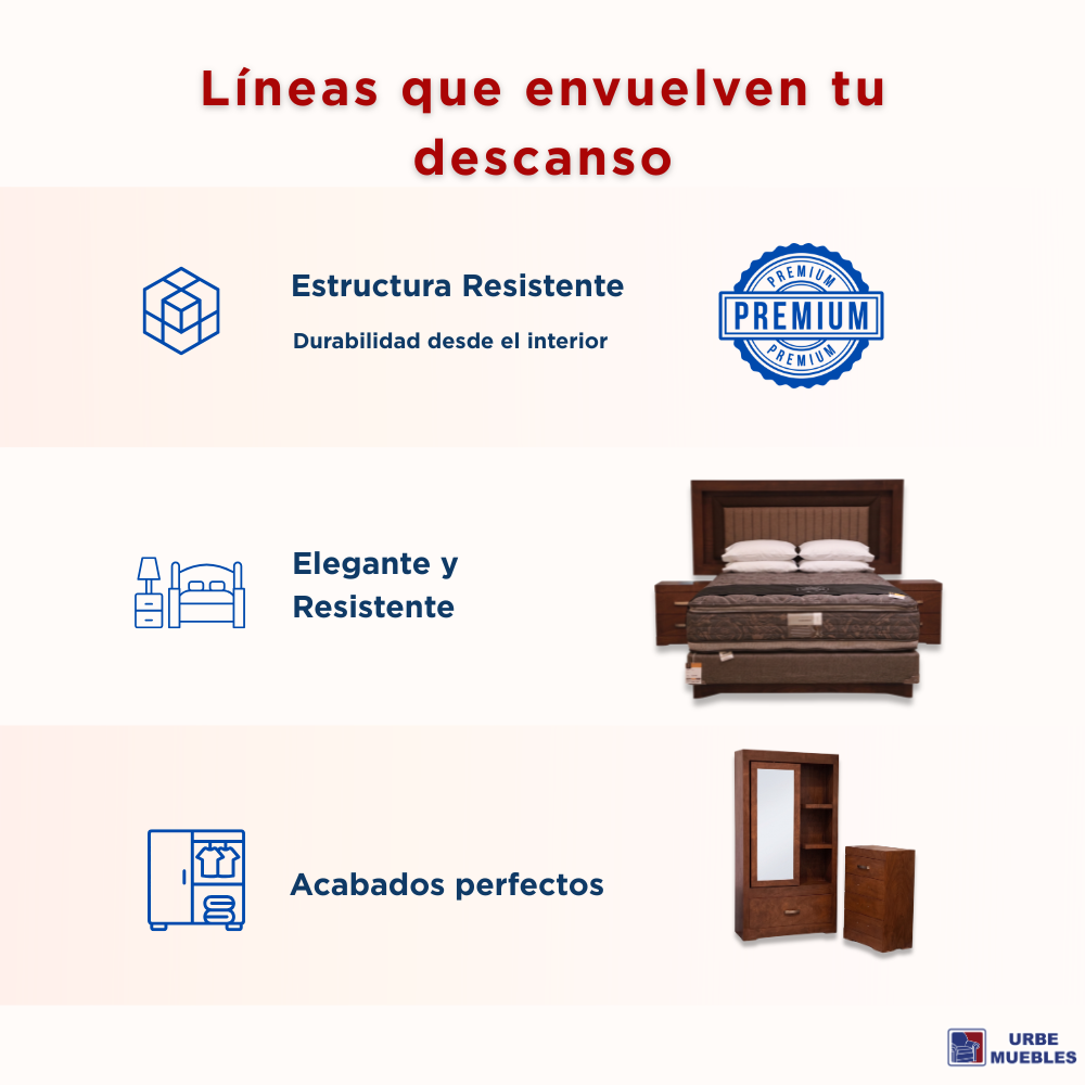 Recámara King Size Toscana 5pz Cajonera Zapatera con Espejo Color Chocolate 1000023229