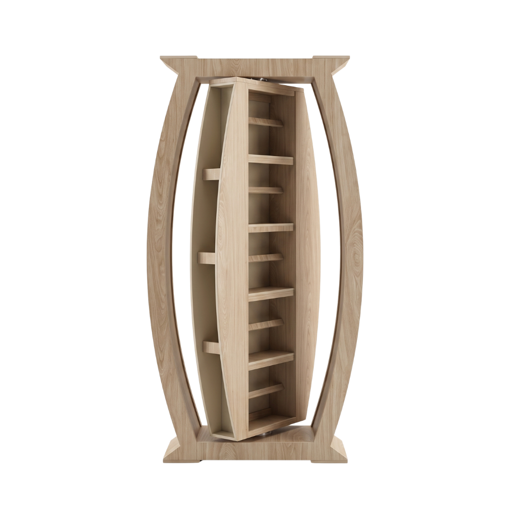 Recámara King Size Doga 6pz Cabecera Cómoda Baúl Color Natural 1000023294