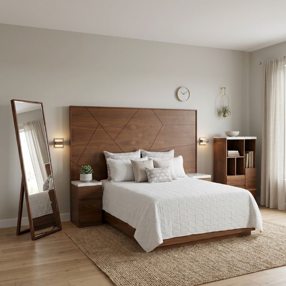 Recamara Completa King Size Huxley 5 piezas 1000023654