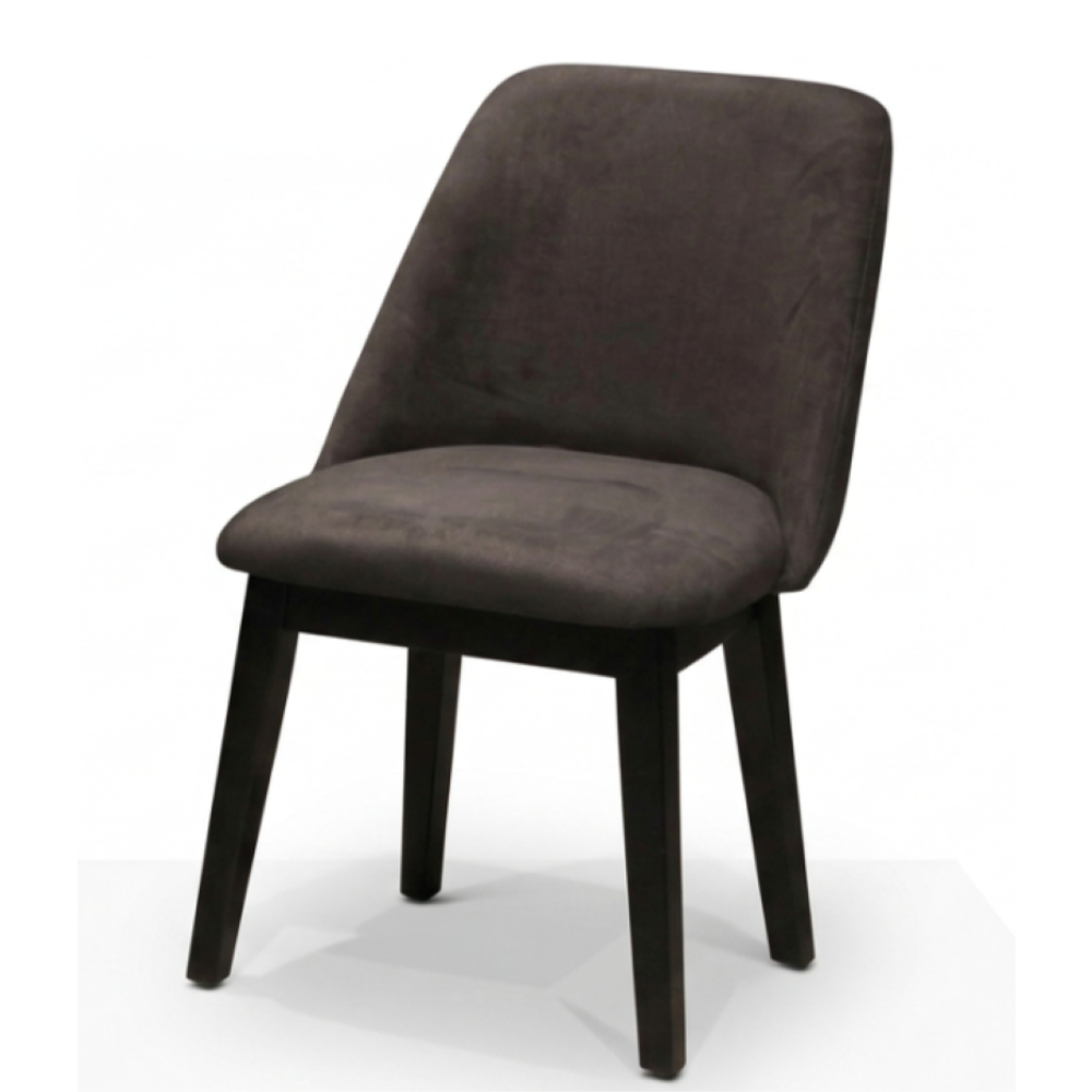 Antecomedor Lawrence 4 Sillas Color Natural Tapizado Café 1000024027