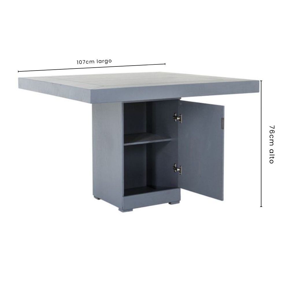 Antecomedor Diagonal 4 Sillas Y 1 Banca Tapizado Colo Gris 1000024043G