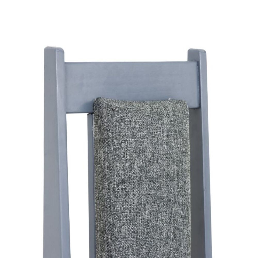 Antecomedor Diagonal 4 Sillas Y 1 Banca Tapizado Colo Gris 1000024043G