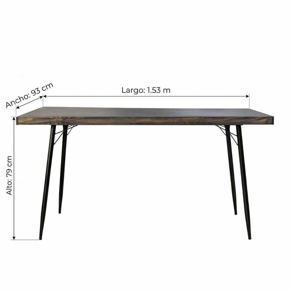 Antecomedor de 6 sillas Tebas Color Gris 1000024189
