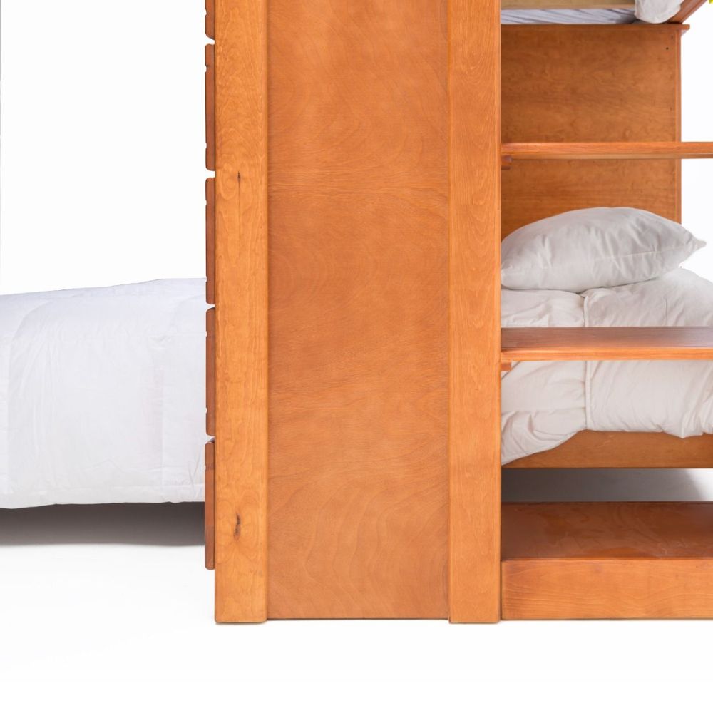 Litera Infantil Individual Texas de Madera con Escritorio 1000012341