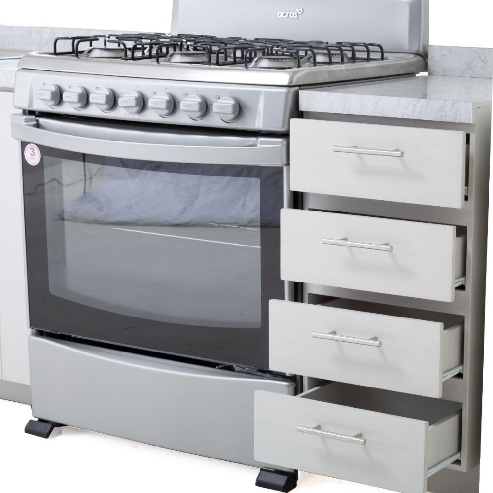 Cocina Integral Romana 2.40 m Color Gris 1000005874
