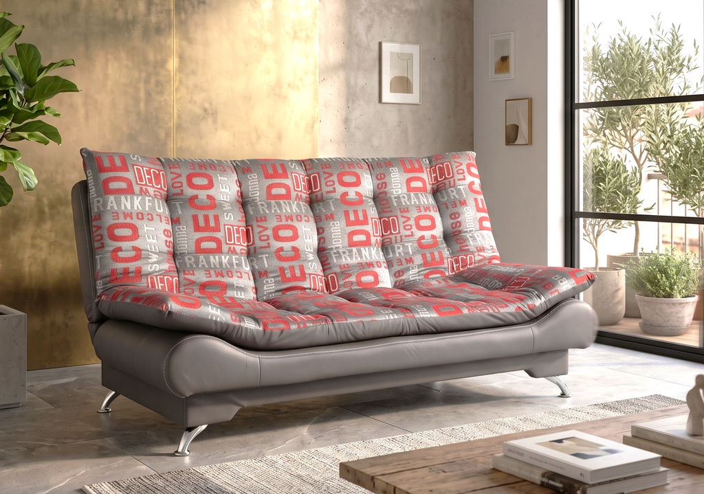 Sofa Cama de 3 Posiciones Soria Color Gris 1000021056